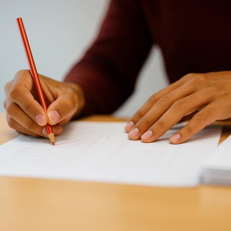 Manual Quality Control on a paper document